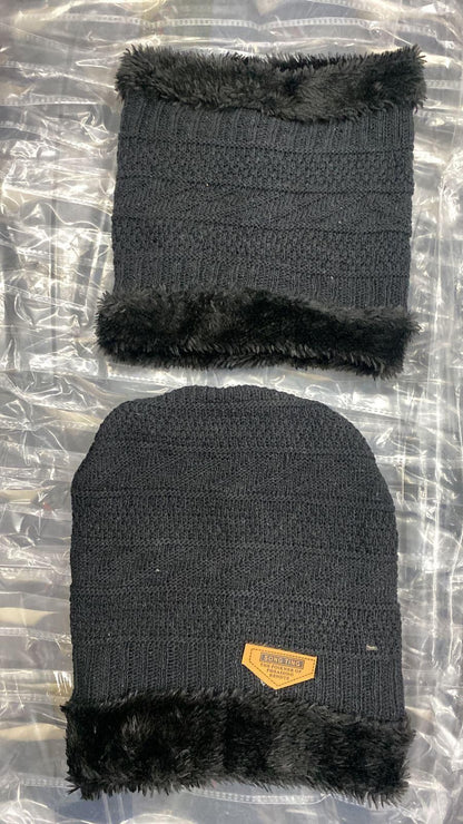 Men's Woolen winter  Cap with Face Cover (Pack of 2)