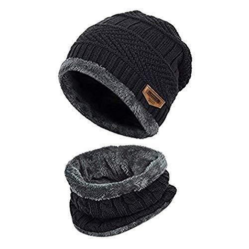 Men's Woolen winter  Cap with Face Cover (Pack of 2)